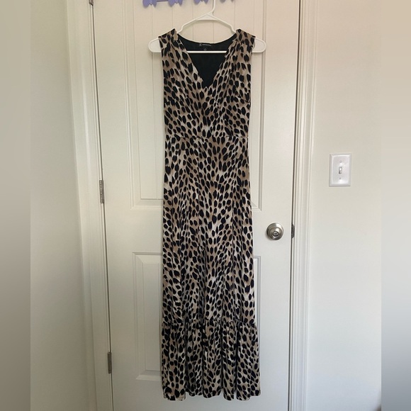 NWOT | International Concepts women’s‎ leopard print sleeveless maxi dress—small - Picture 1 of 7
